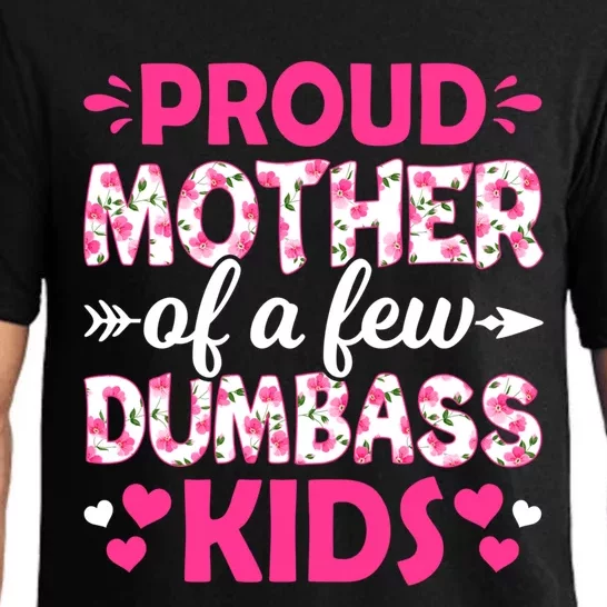 Proud Mother Son Daughter Mothers Day Mommy Mama Mom Gift Pajama Set