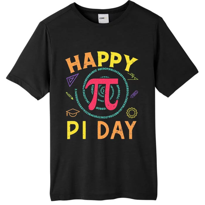 Pi Math Science STEM Gift 3.14 Pi Day Vintage Retro ChromaSoft Performance T-Shirt