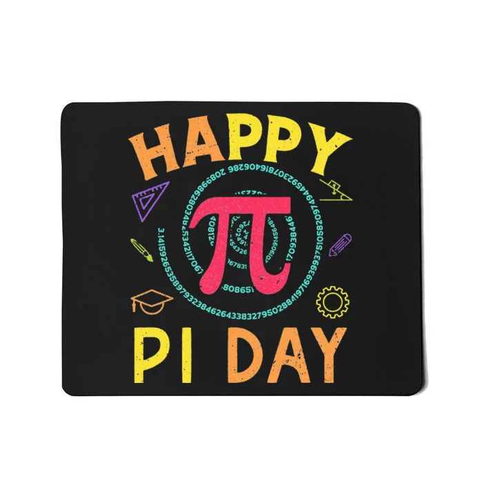 Pi Math Science STEM Gift 3.14 Pi Day Vintage Retro Mousepad