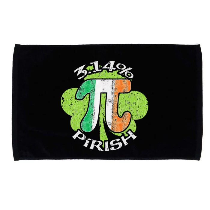 Pi Math St Patricks Day Math Teacher Shamrock St Patrick Day Microfiber Hand Towel