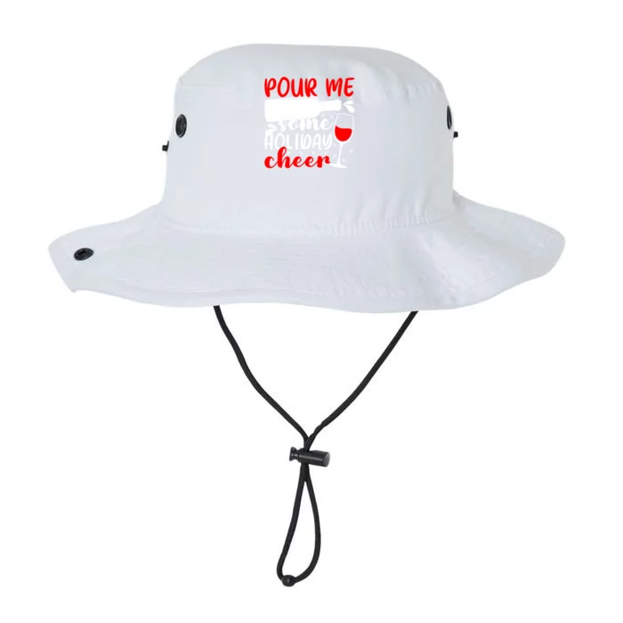 Pour Me Some Holiday Cheer Christmas Ing Lover Xmas Joy Meaningful Gift Legacy Cool Fit Booney Bucket Hat