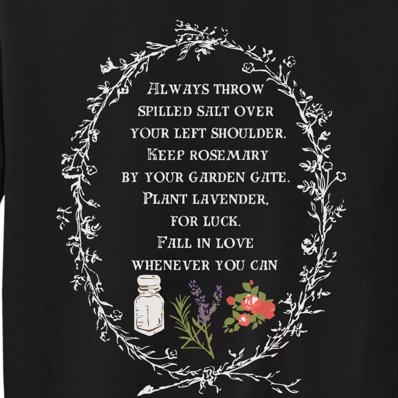 Practical Magic Salt Rosemary Lavender Love Tall Sweatshirt