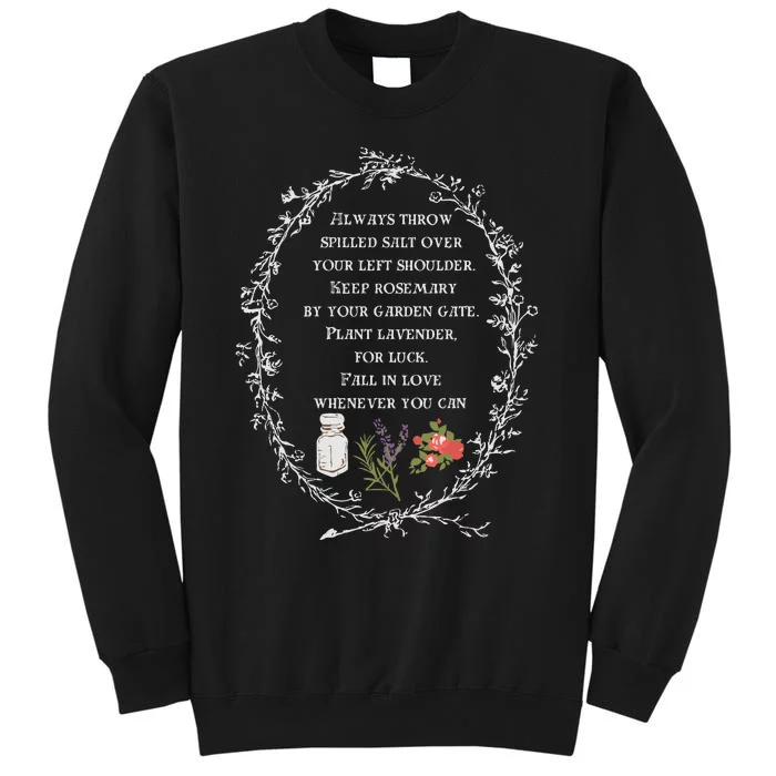 Practical Magic Salt Rosemary Lavender Love Tall Sweatshirt