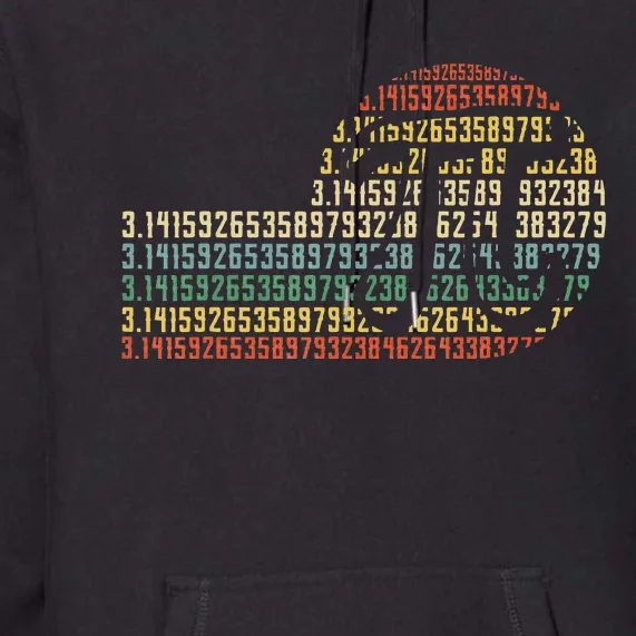 Pi Math Science STEM Vintage 3.14 Pi Day Premium Hoodie