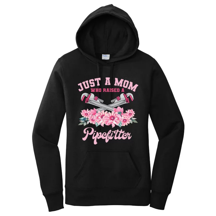 Pipefitter Mom Steamfitter Tradesman Plumber Mother's Day Women's Pullover Hoodie