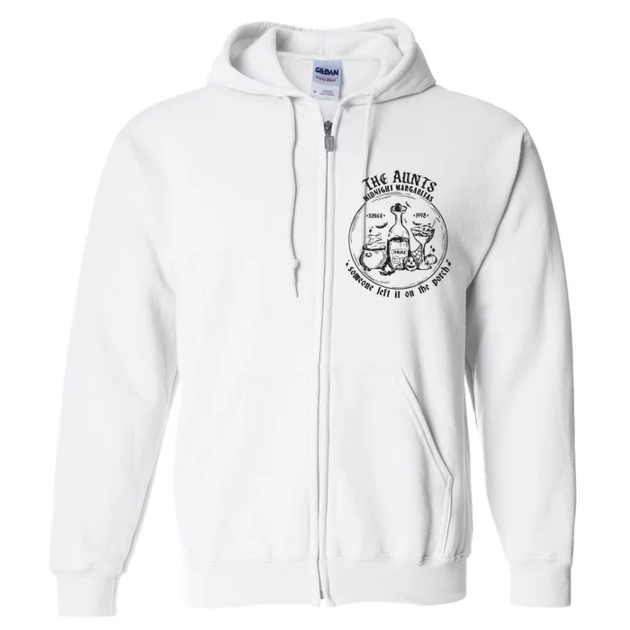 Practical Magic The Aunts Midnight Margaritas Full Zip Hoodie