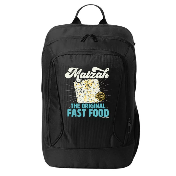 Passover Matzah The Original Fast Food Funny Seder Gift City Backpack