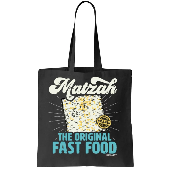 Passover Matzah The Original Fast Food Funny Seder Gift Tote Bag