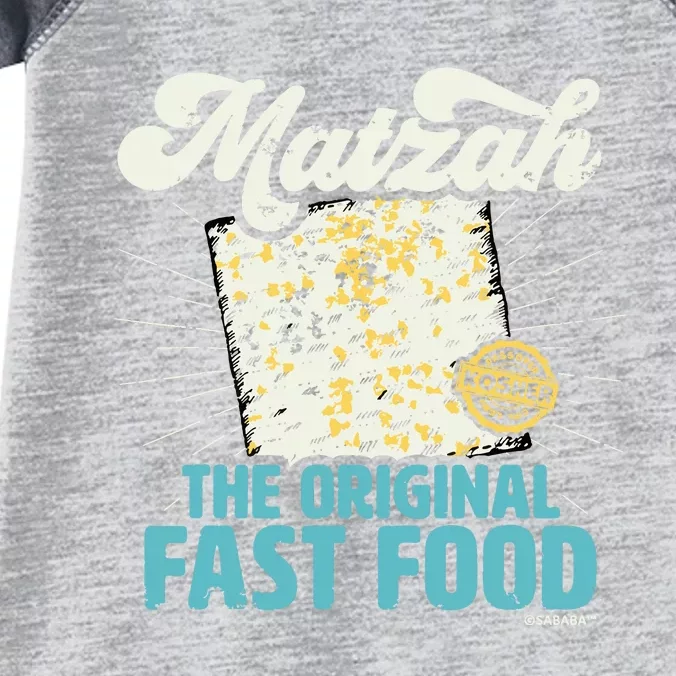 Passover Matzah The Original Fast Food Funny Seder Gift Infant Baby Jersey Bodysuit