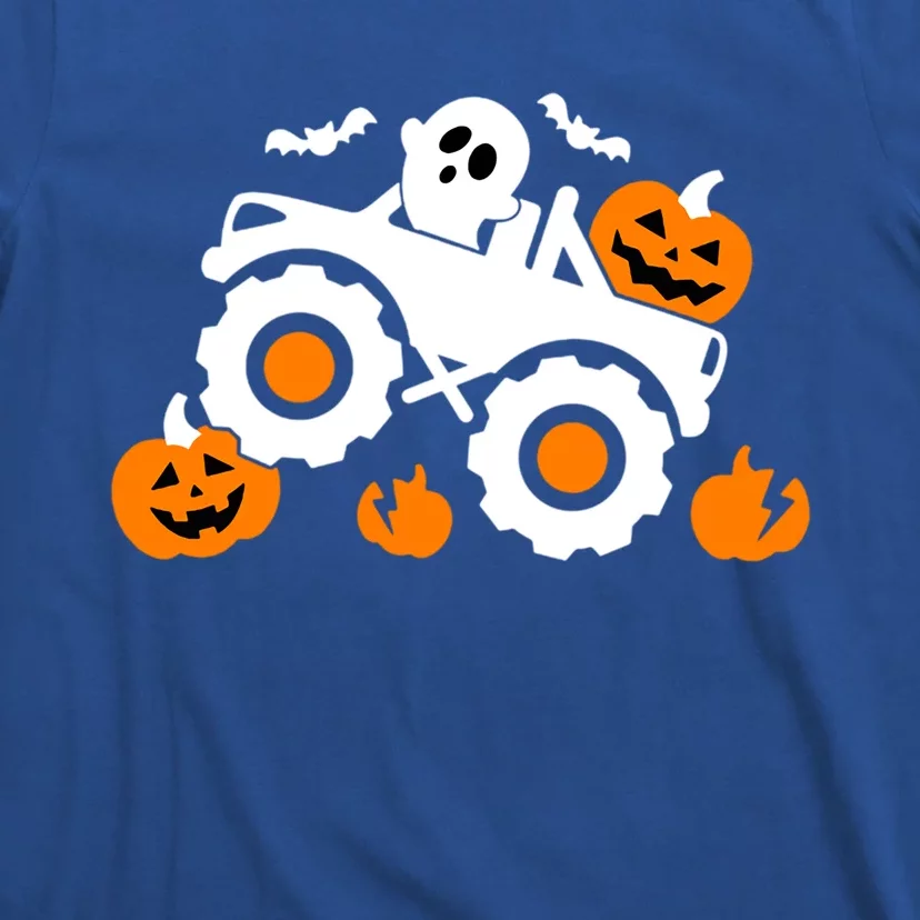 Pumpkin Monster Truck Halloween Ghost Gift T-Shirt