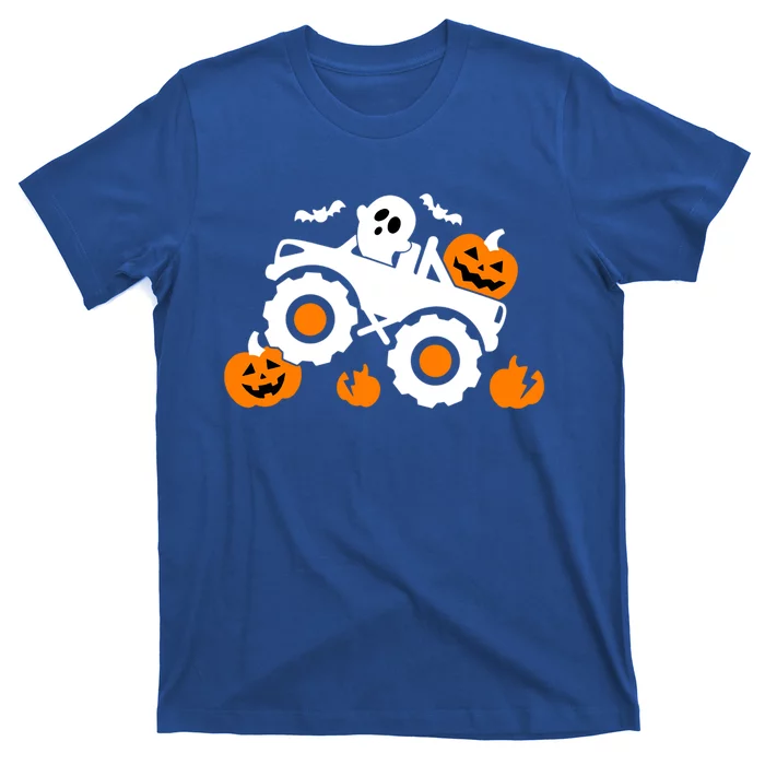 Pumpkin Monster Truck Halloween Ghost Gift T-Shirt