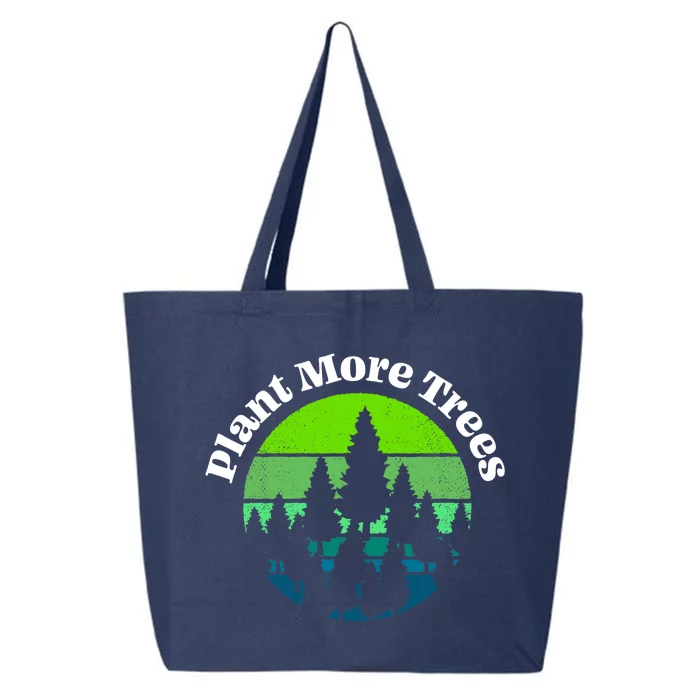 Plant More Trees Save Planet Earth Tree Hugger Earth Day 25L Jumbo Tote