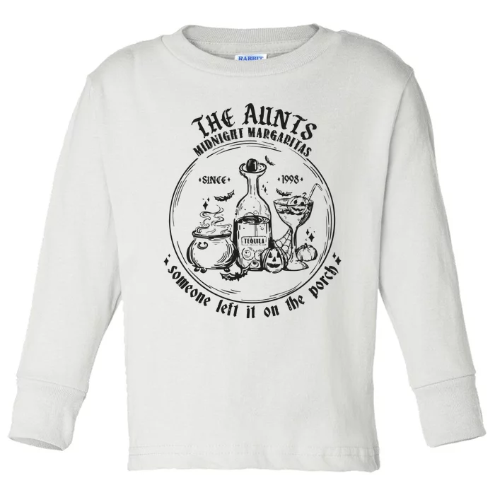 Practical Magic The Aunts Midnight Margaritas Toddler Long Sleeve Shirt