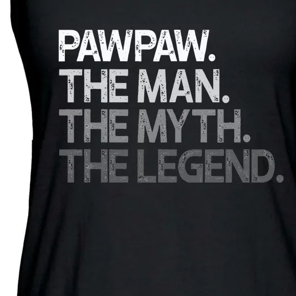 Pawpaw Man The Myth Legend Ladies Essential Flowy Tank