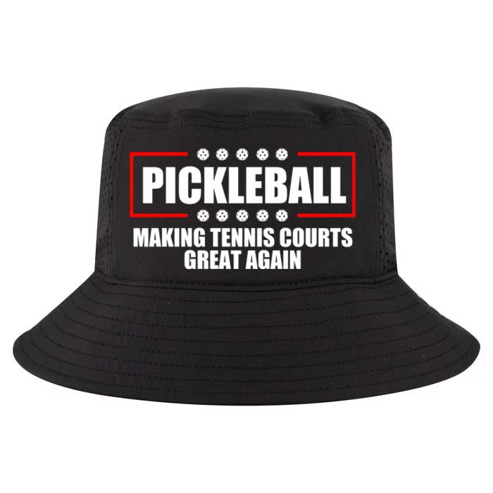 Pickleball Making Tennis Courts Great Again Cool Comfort Performance Bucket Hat