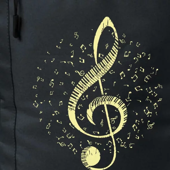 Piano Music Treble Clef Pianist Gift Piano Daily Commute Backpack