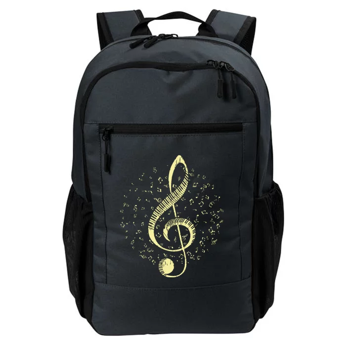 Piano Music Treble Clef Pianist Gift Piano Daily Commute Backpack