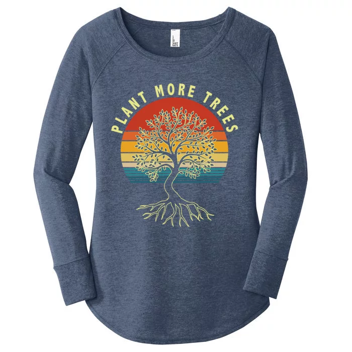 Plant More Trees Save Earth Happy Earth Day Meaningful Gift Women's Perfect Tri Tunic Long Sleeve Shirt