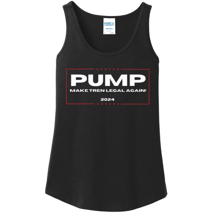 Pump Make Tren Legal Again 2024 Ladies Essential Tank