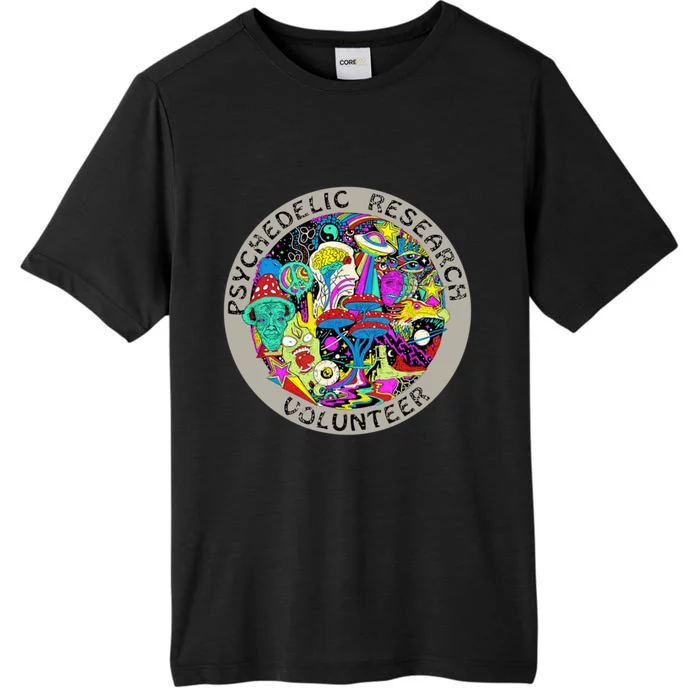 Psychedelic Mushroom Trip Psychedelic Research Gift ChromaSoft Performance T-Shirt