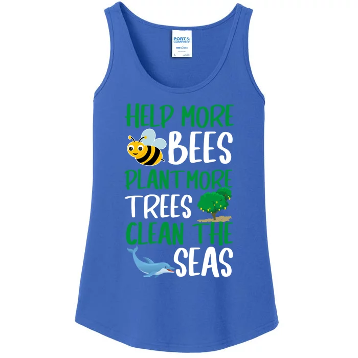 Plant More Trees Clean The Seas Climate Change Meaningful Gift Ladies Essential Tank