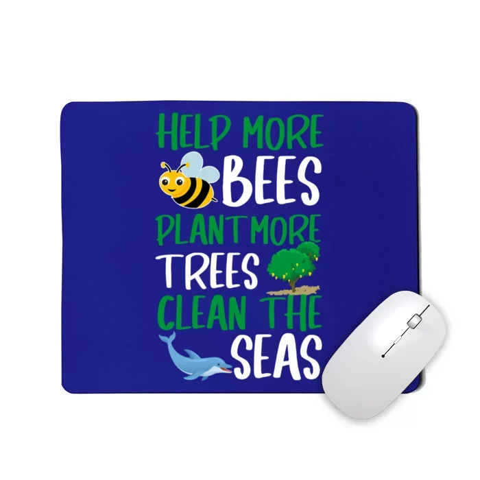 Plant More Trees Clean The Seas Climate Change Meaningful Gift Mousepad