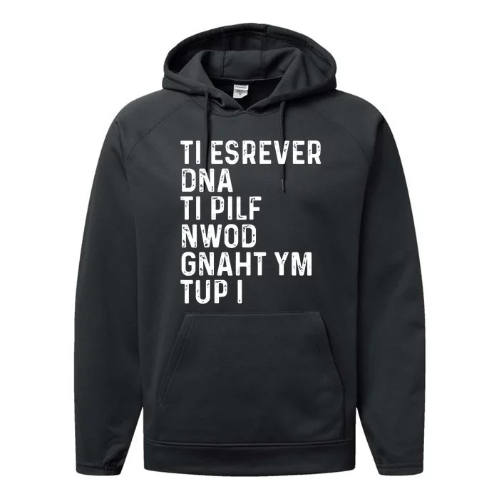 Put My Thang Down Is It Worth It Missy Quote Performance Fleece Hoodie