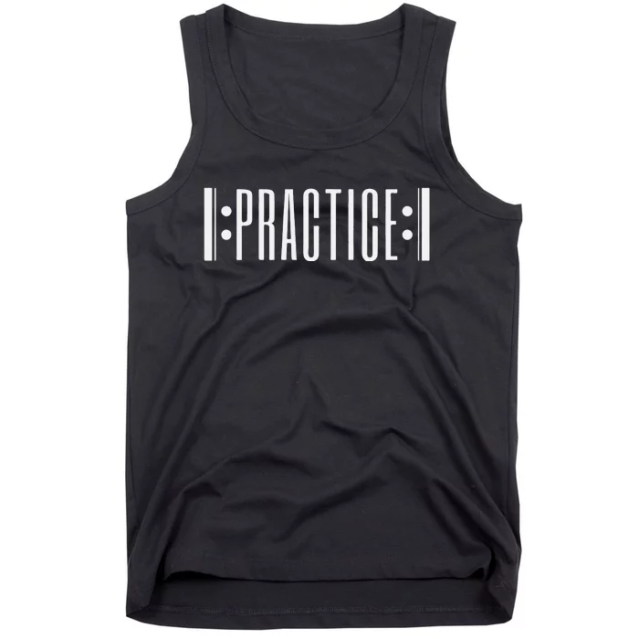 Practice Music Teacher Tank Top