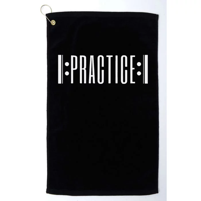 Practice Music Teacher Platinum Collection Golf Towel