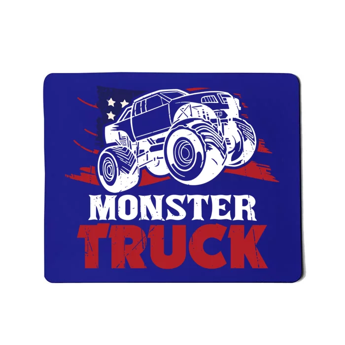 Patriotic Monster Truck With America Cool Gift Mousepad