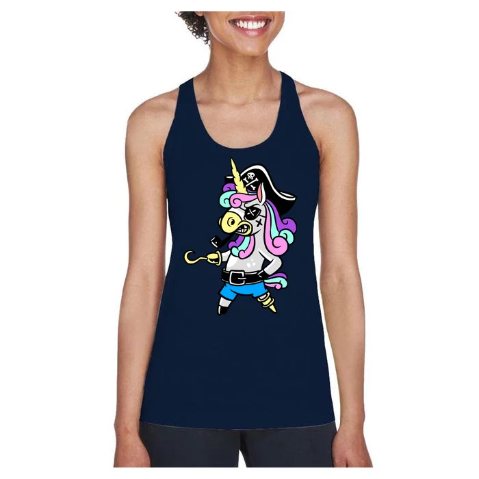 Pirate Magical Unicorn Women's Racerback Tank