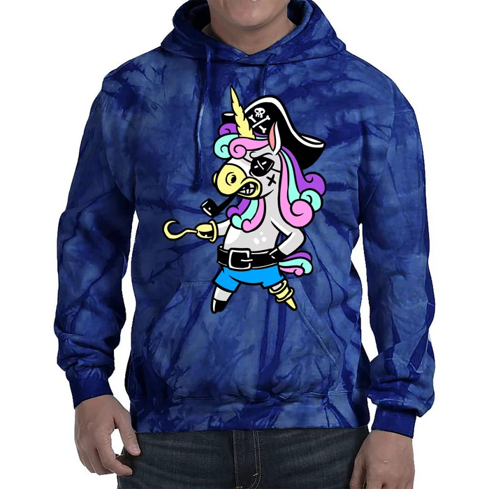 Pirate Magical Unicorn Tie Dye Hoodie