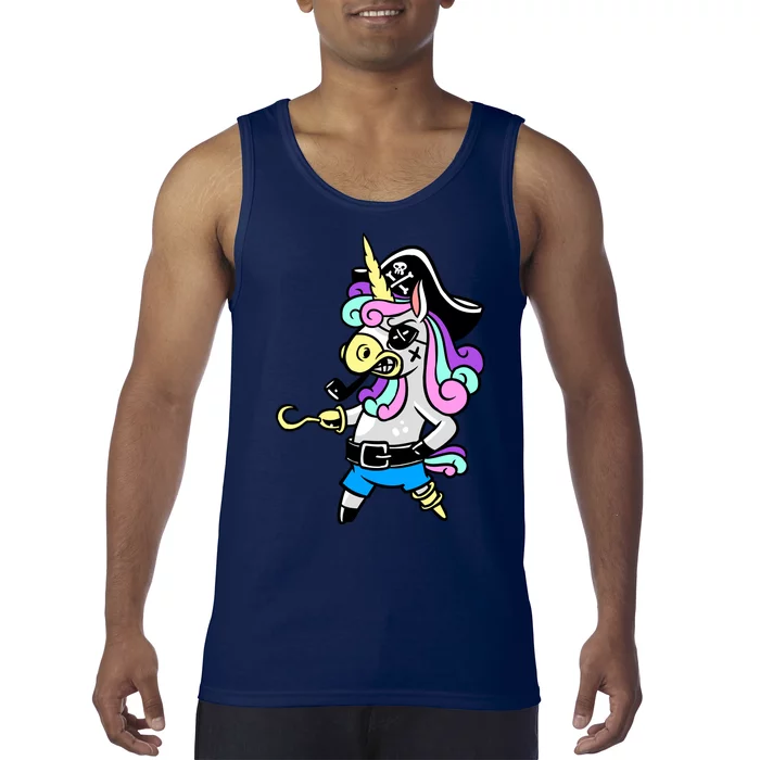 Pirate Magical Unicorn Tank Top