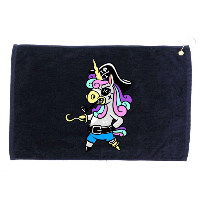 Pirate Magical Unicorn Grommeted Golf Towel