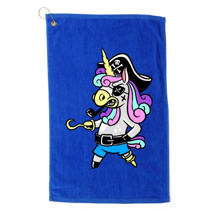 Pirate Magical Unicorn Platinum Collection Golf Towel