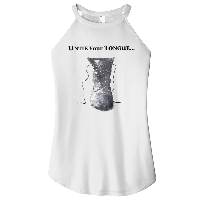 Paul Mescal Untie Your Tongue Women’s Perfect Tri Rocker Tank