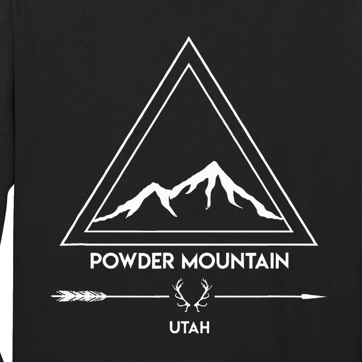 Powder Mountain Utah Ski Vacation Long Sleeve Shirt