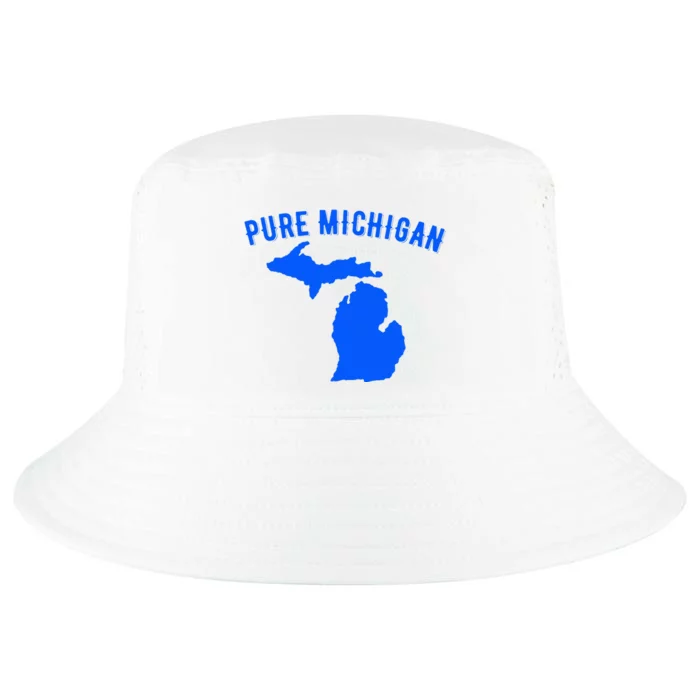 Pure Michigan Vacation Water Lake Fun Gift Idea Cool Comfort Performance Bucket Hat