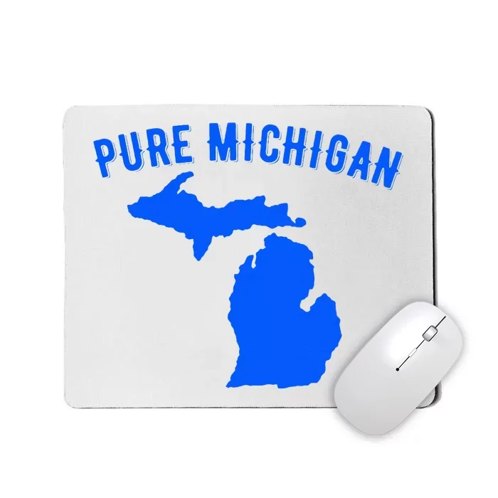 Pure Michigan Vacation Water Lake Fun Gift Idea Mousepad