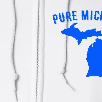 Pure Michigan Vacation Water Lake Fun Gift Idea Full Zip Hoodie