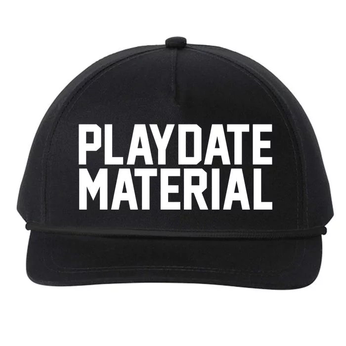 Playdate Material Valentine Snapback Five-Panel Rope Hat