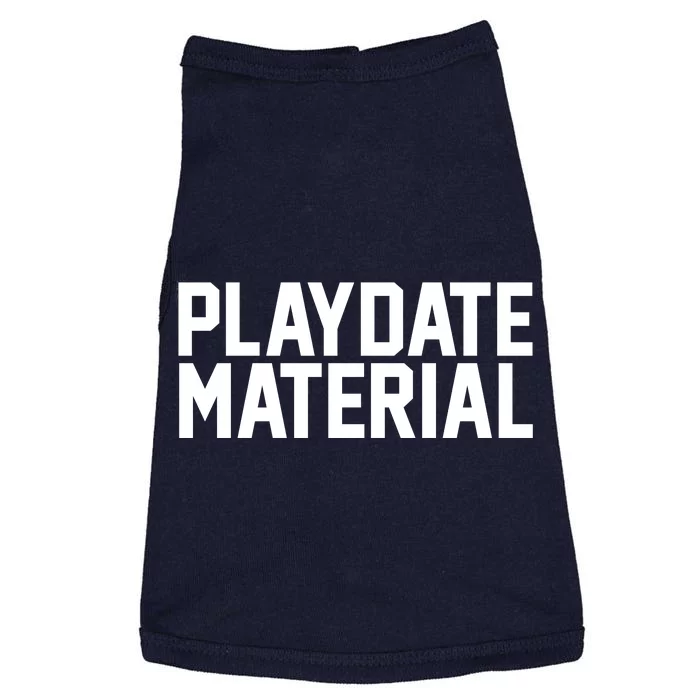 Playdate Material Valentine Doggie Tank