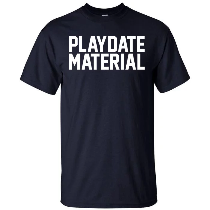 Playdate Material Valentine Tall T-Shirt