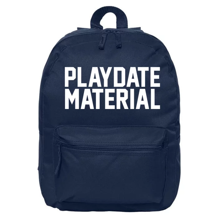 Playdate Material Valentine 16 in Basic Backpack