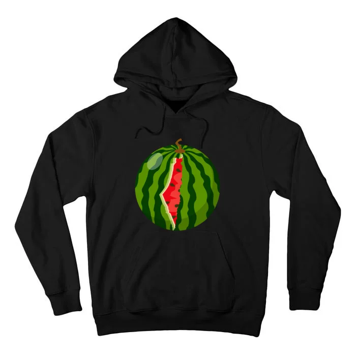 Palestine Map Watermelon Arabic Calligraphy Tall Hoodie