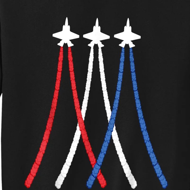 Patriotic Men Women And Kids 4th Of July Fighter Jets Sweatshirt