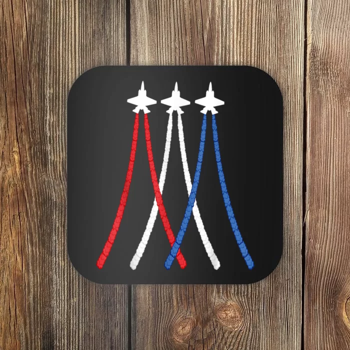 Patriotic Men Women And Kids 4th Of July Fighter Jets Coaster