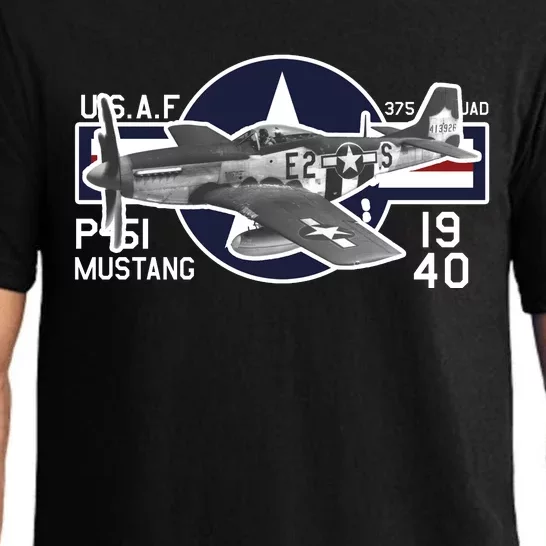 P51 Mustang Ww2 Pajama Set