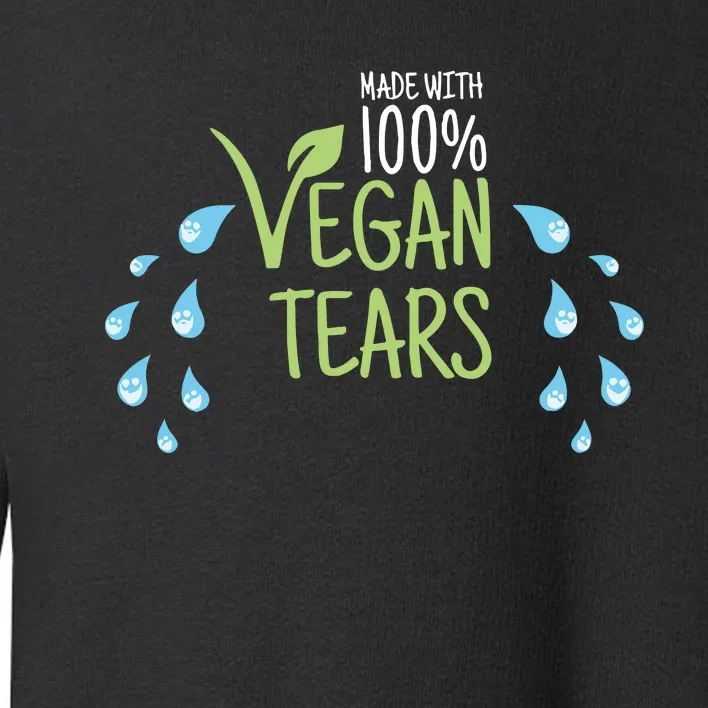 Papaswolio Made With 100% Vegan Tears Toddler Sweatshirt