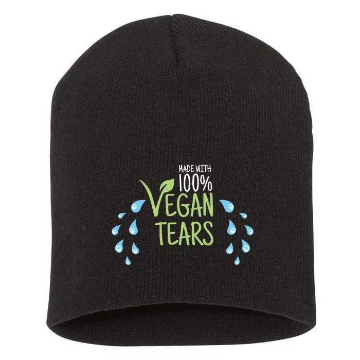 Papaswolio Made With 100% Vegan Tears Short Acrylic Beanie